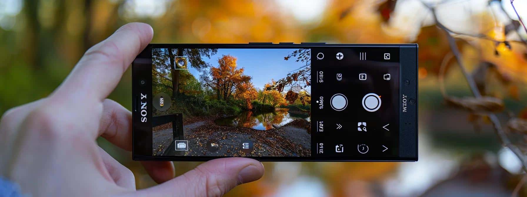 a clear, high-quality image on a mobile phone screen struggles to maintain visual clarity while keeping file size small, showcasing the challenges of mobile image optimization.